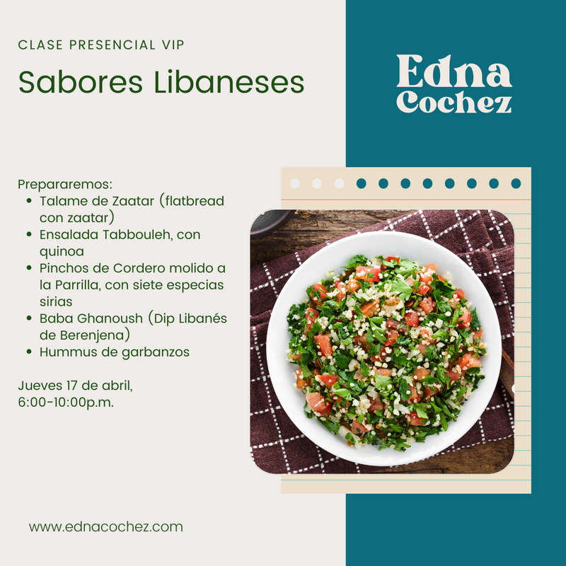 Trio de clases VIP - Sabores del Mediterráneo
