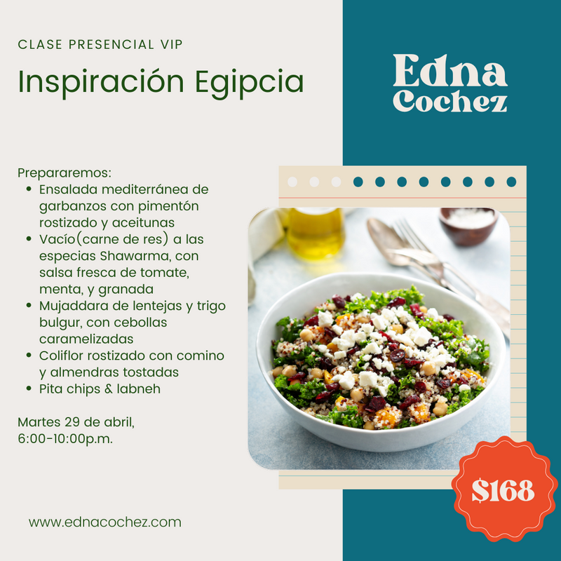 Clase Presencial VIP - Inspiración Egipcia