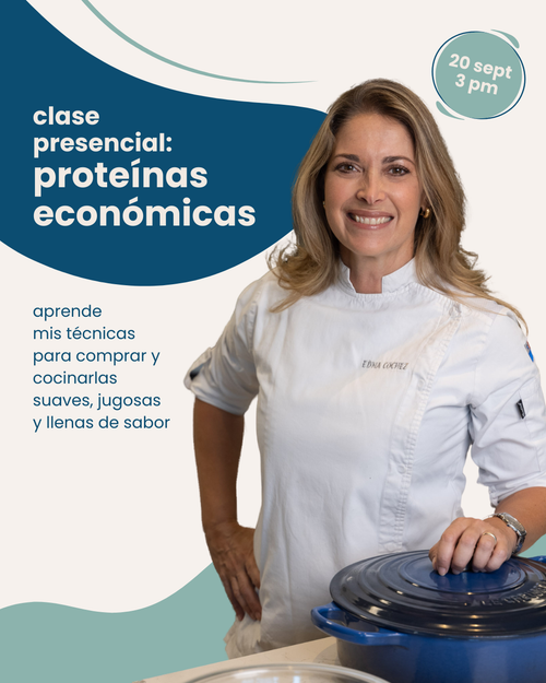 Clase Presencial: Cómo cocinar Proteínas Económicas