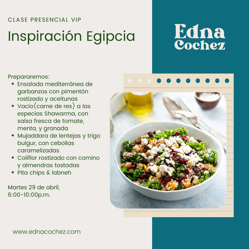 Trio de clases VIP - Sabores del Mediterráneo