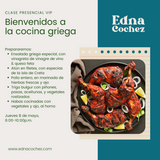 Trio de clases VIP - Sabores del Mediterráneo