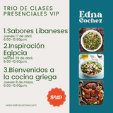 Trio de clases VIP - Sabores del Mediterráneo