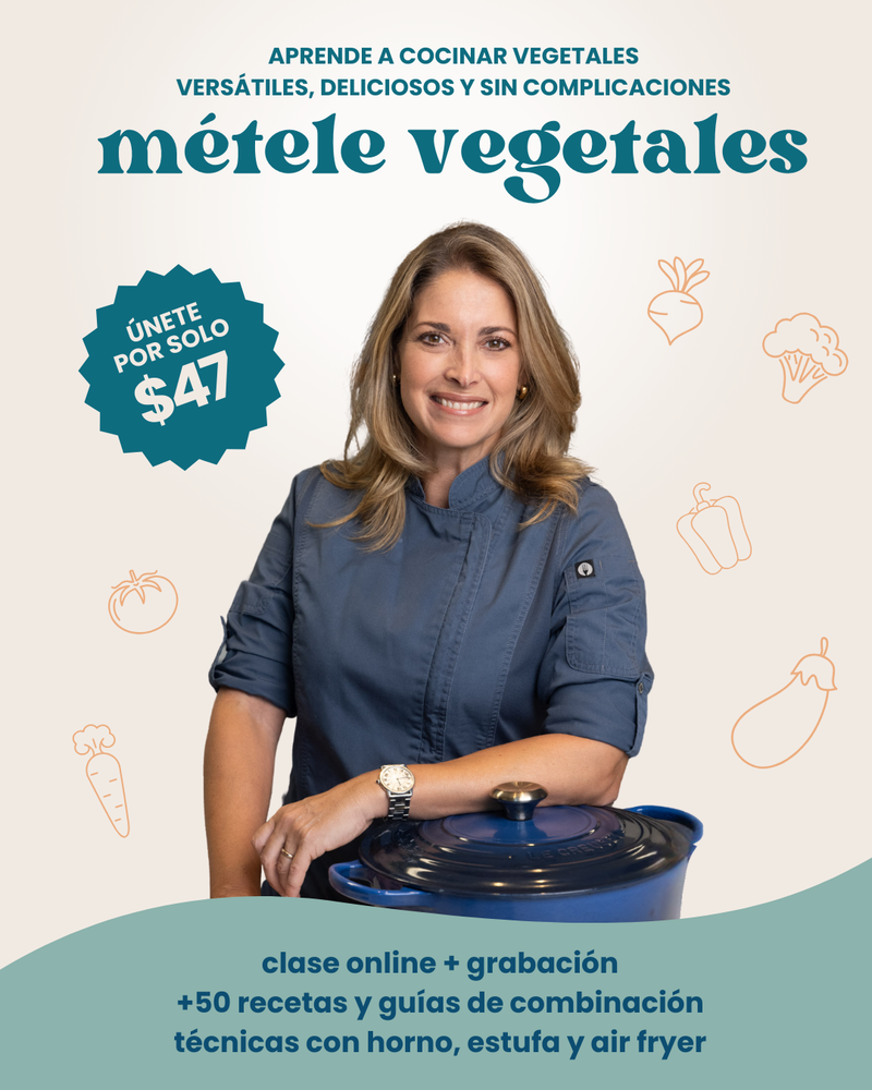 Ebook + Training: Métele Vegetales