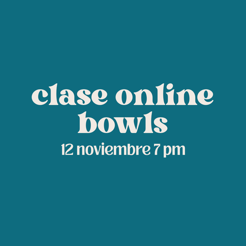 Clase Online: Bowls a Beneficio de Panamá